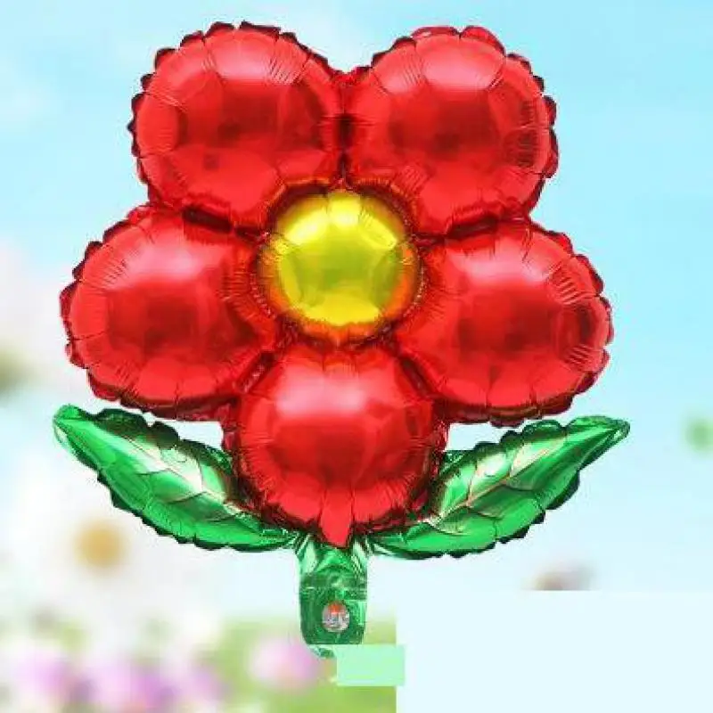 18 = 45CM Mylar Aluminum Foil Balloons | Flower Balloon for Wedding Party Decoration | Decorative Foil Balloon image 3