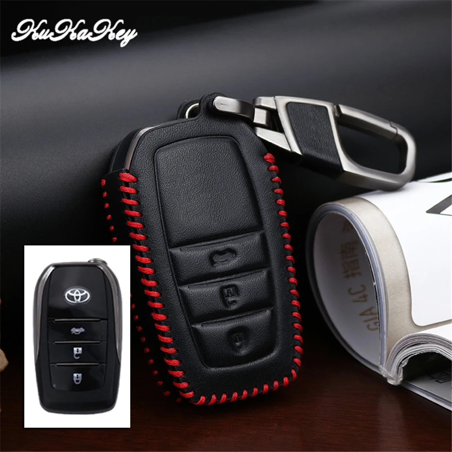 Red Line Чехол для ключей для Toyota Avensis для corolla PRIUS Camry Vitz RAV4 C-HR Yaris Auris брелок для ключей защитный чехол для ключей - Название цвета: Red Line