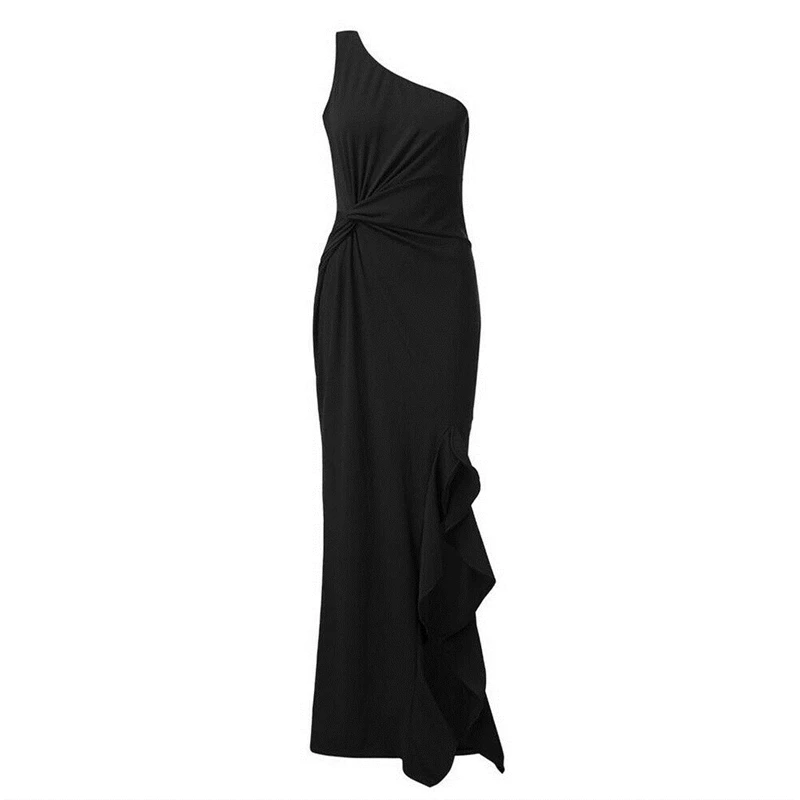 

Fashion Design Office Lady Dress 2019 Summer Women Vintage Off Shoulder Fromal Ladies Dresses Women Midi Dress High Cut Dresses