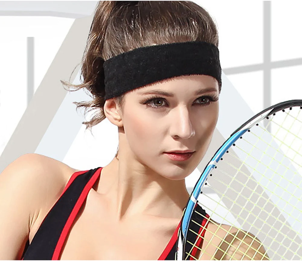Sweatbands оголовье Йога баскетбольный спортзал теннис спортивный Фитнес стрейч руководитель группы волос Zweetband Hoofd Для мужчин Для женщин повязка от пота