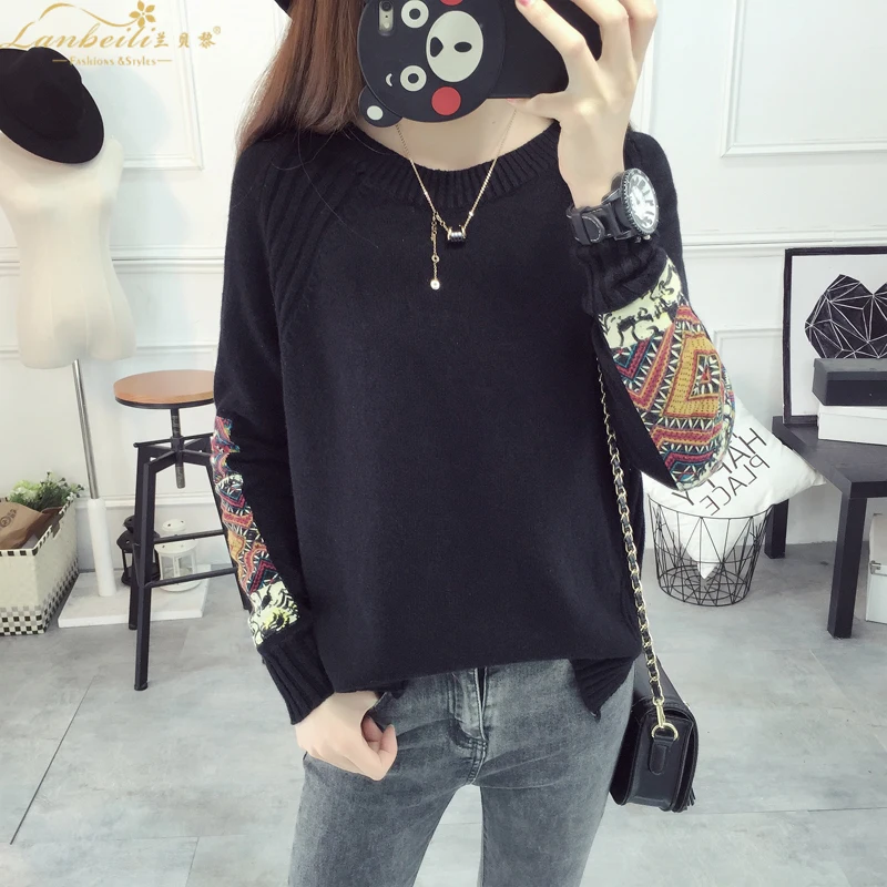 Autumn New Large Size S-3xXL Loose Pullover Sweater Women All-match Sweaters Winter Coat Fashion Female Tops Shirt | Женская одежда