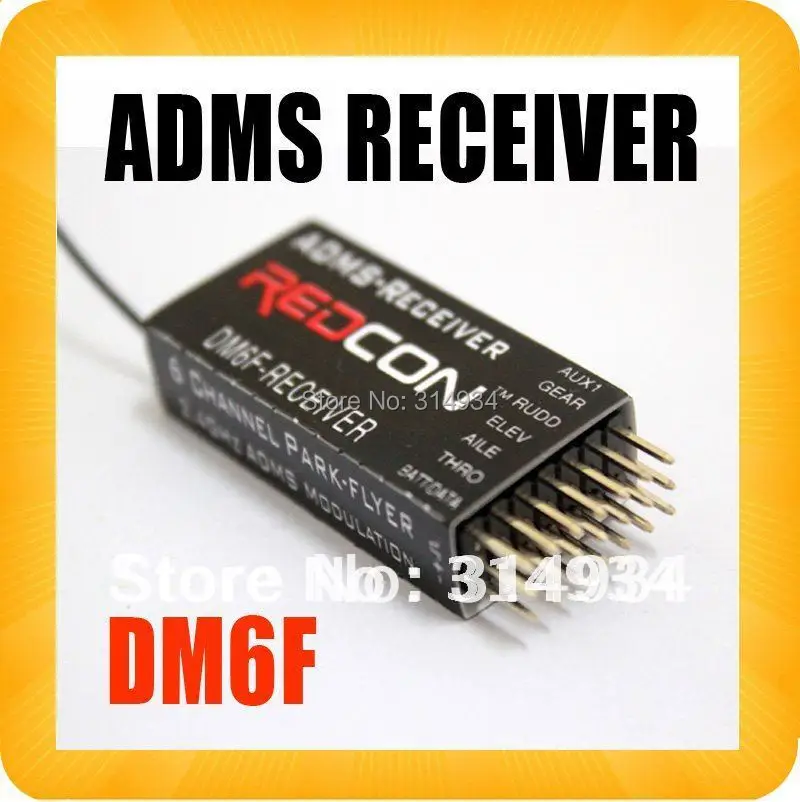 DM6F DMSS allmax 2 4G 6 канальный приемник для радиоуправляемого вертолета парка Flyer JR