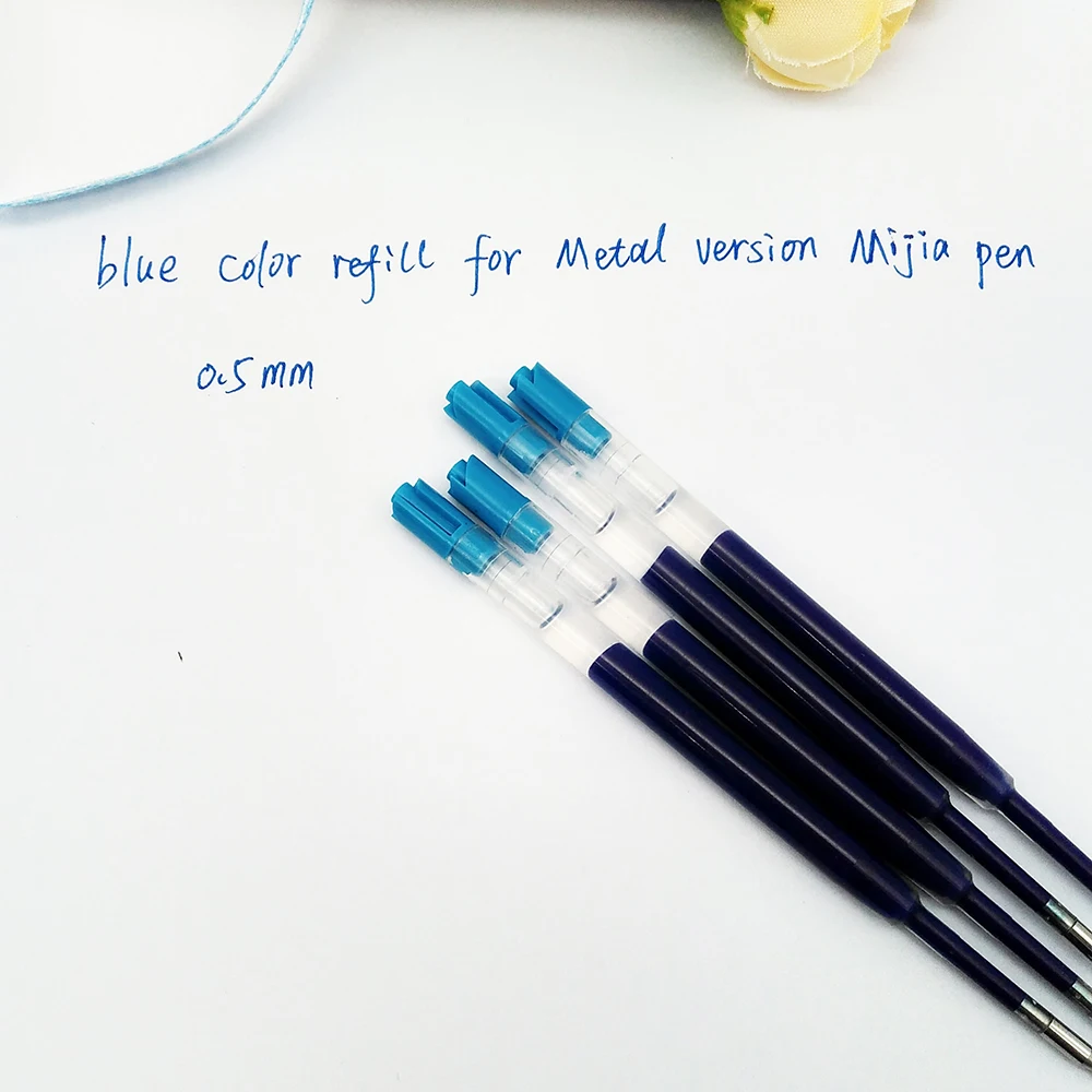 Сменные чернила 0 5 мм для Xiaomi Mijia Pen металлическая Версия сменные только ручки