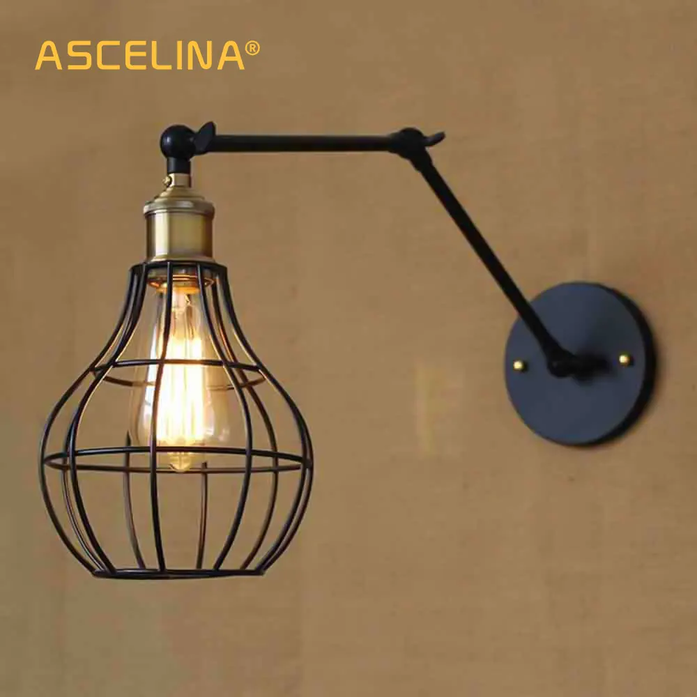 

Wall Lamp Vintage Wall Light Industrial wall lighting American country Free Shipping Living room dining room bedroom lighting