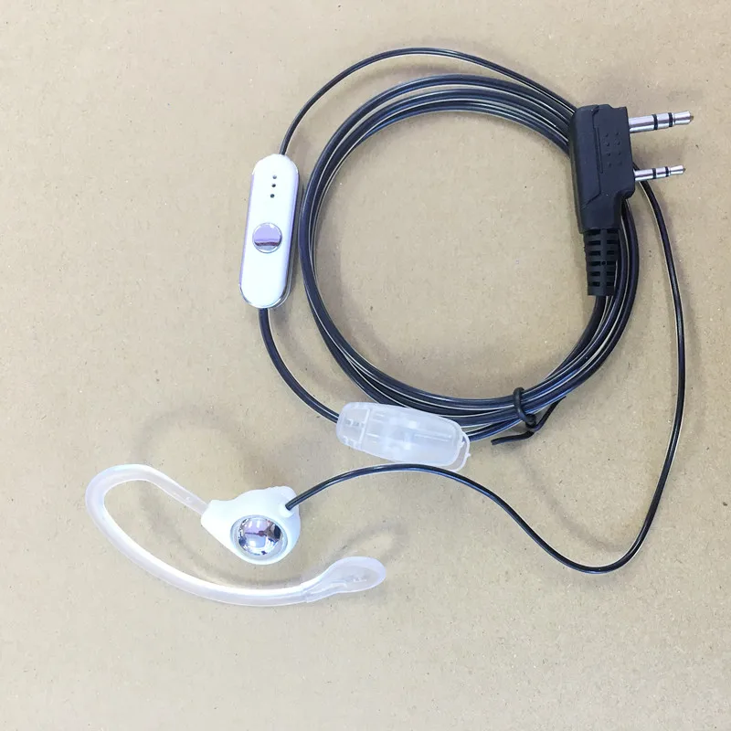Красочные модные наушники K plug 2 контакта надежная линия для kenwood baofeng puxing quansheng tyt