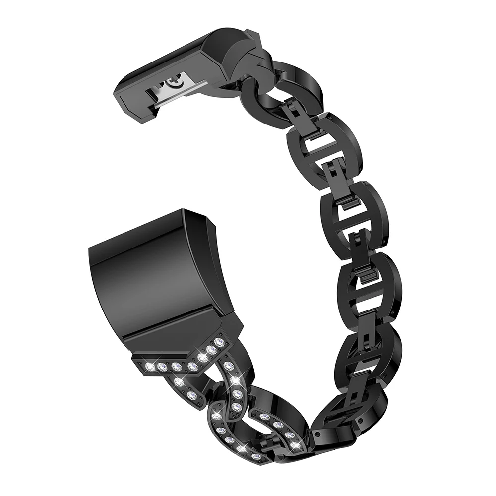 Модный женский браслет из нержавеющей стали для Fitbit Charge 2 сменный Браслет ремешок