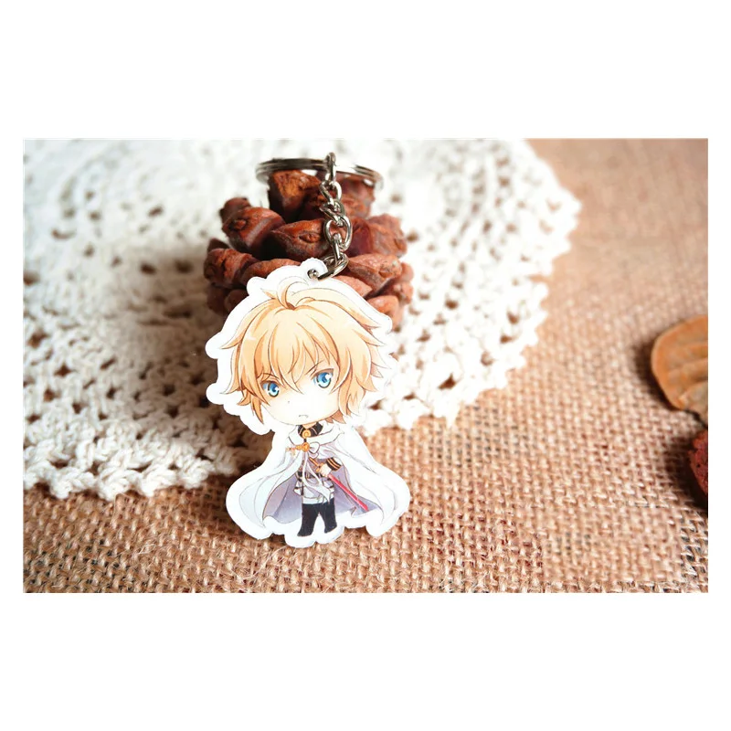 4 шт./компл. аниме брелок Seraph Of The End Owari No Seraph Hyakuya хиираги Shinoa хиираги подвесные брелоки kulcstarto