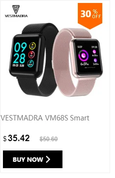 VESTMADRA Q8 OLED Цвет Экран Смарт-часы Мода Электронные Для мужчин Для женщин Водонепроницаемый монитор сердечного ритма Фитнес трекер Smartwatch