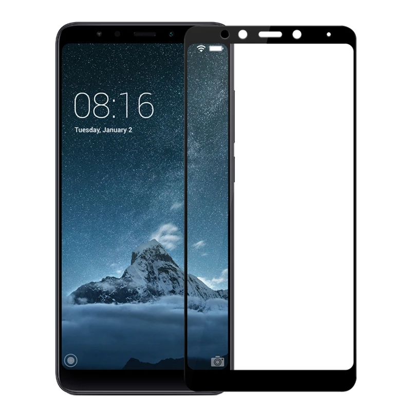 Полное покрытие из закаленного стекла для Xiaomi Redmi 5 Plus, Защита экрана для Xiaomi Redmi 5 Plus 5,9", гальваническая защитная пленка
