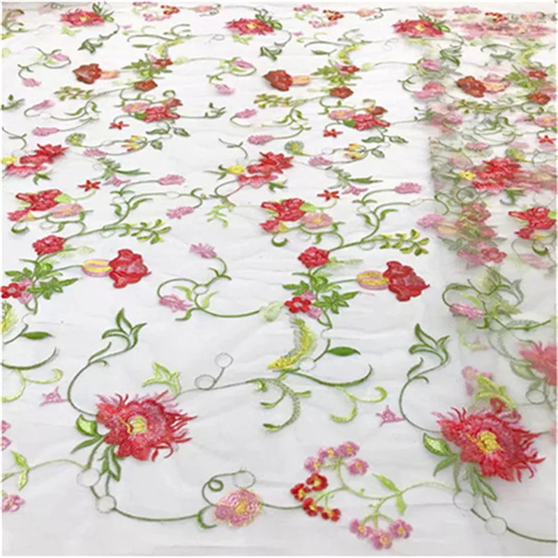 Hot Plain Embroidery French net lace high quality Nigerian African tulle mesh fabric for wedding dress 5yards/lot 920 | Дом и сад