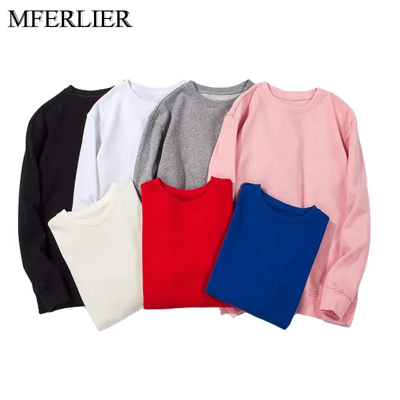 

MFERLIER Autumn spring hoodie men 5XL 6XL 7XL Casual long sleeve streetwear 8 colors