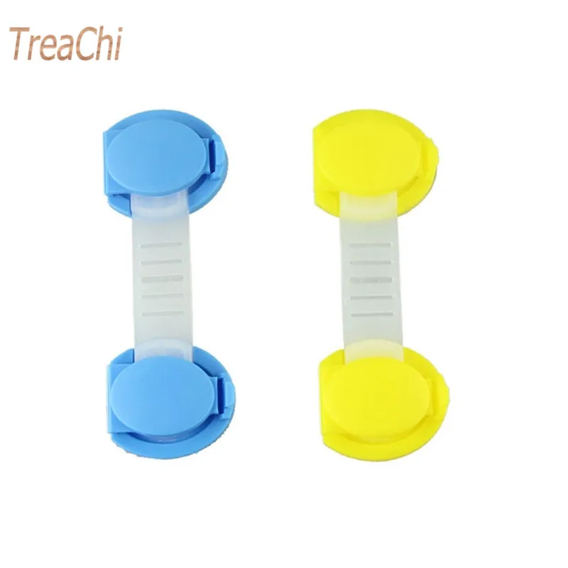 Yellow and Blue Tenske House Lc Лидер продаж 2 шт./лот Безопасный ящик для детей ABS замки Детская безопасность дверной ящик замок Прямая поставка - Цвет: Yellow and Blue
