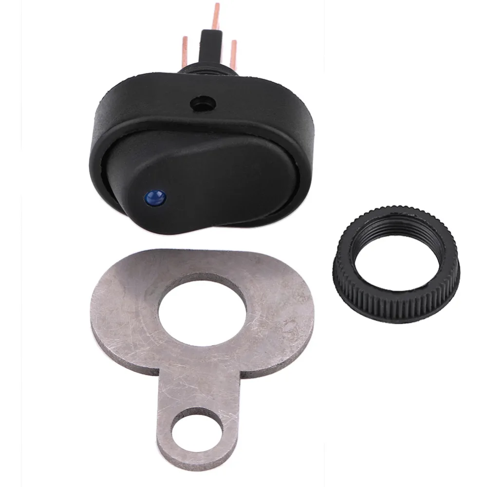 Светодиодный налобный фонарь для мотоцикла скутера 12 В переключатель вкл./выкл. С