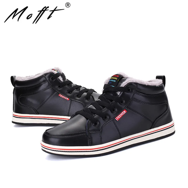 Size 39-48 Men Winter Boots Plush Keep Warm Wider Casual Shoes Pu Leather Waterproof Non-slip Snow | Обувь