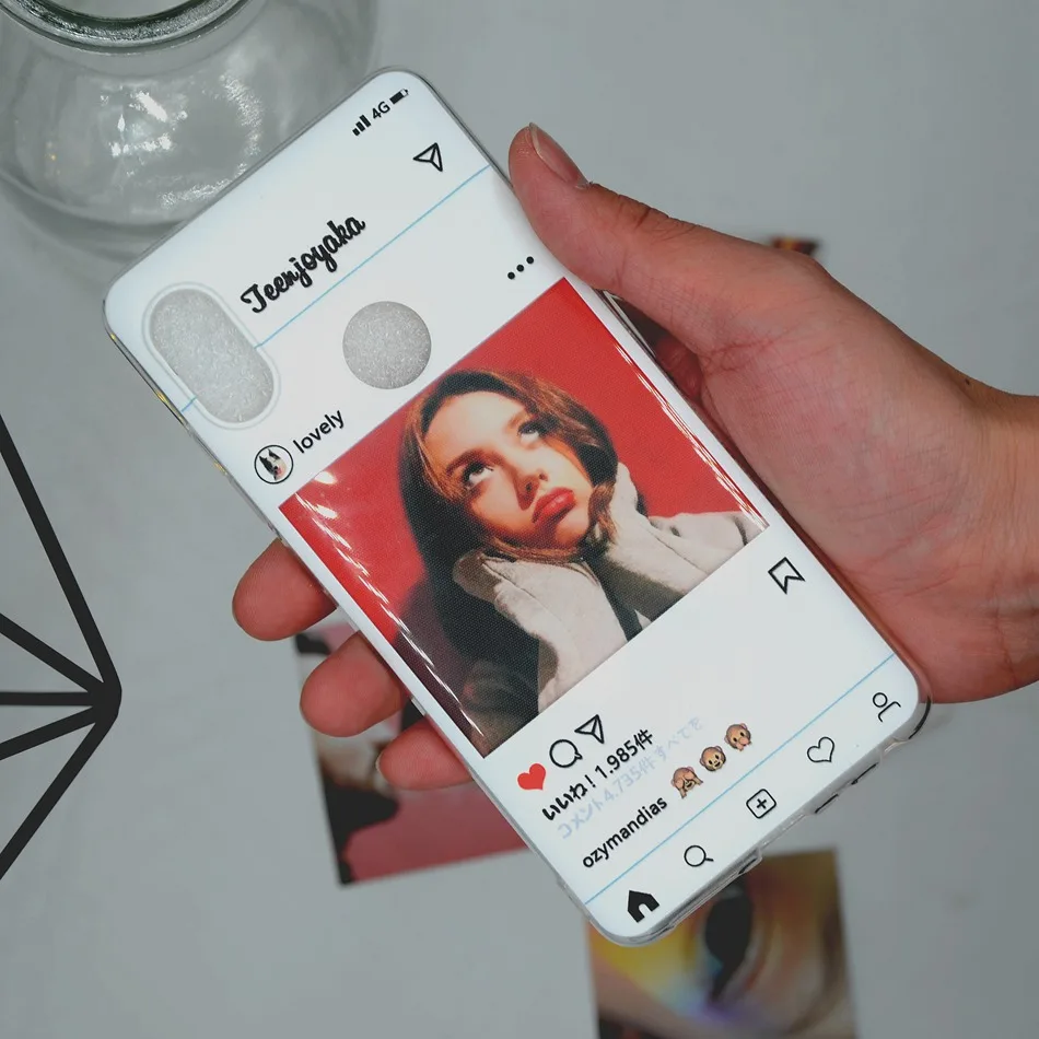 Модный Стильный чехол Instagram для Xiaomi Redmi Note 5 Pro 5a 4 4x3 тонкий силиконовый мягкий Y1 Lite
