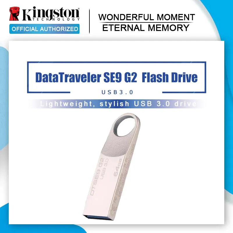 Флеш накопитель Kingston USB 3 0 DataTraveler флеш U флешка DTSE9G2 8 ГБ 16 32 64 128 металлический