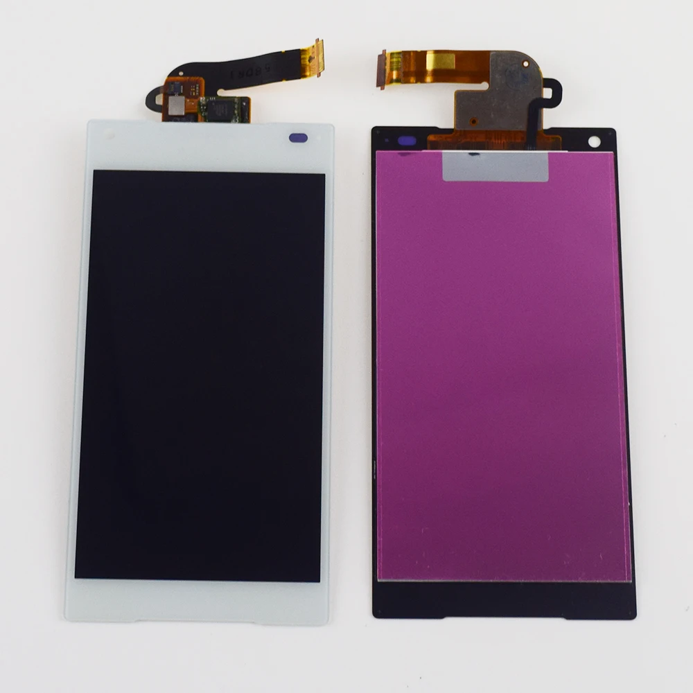 Для Sony Xperia Z5 компактный дисплей сенсорный экран дигитайзер в сборе рамка для mini LCD