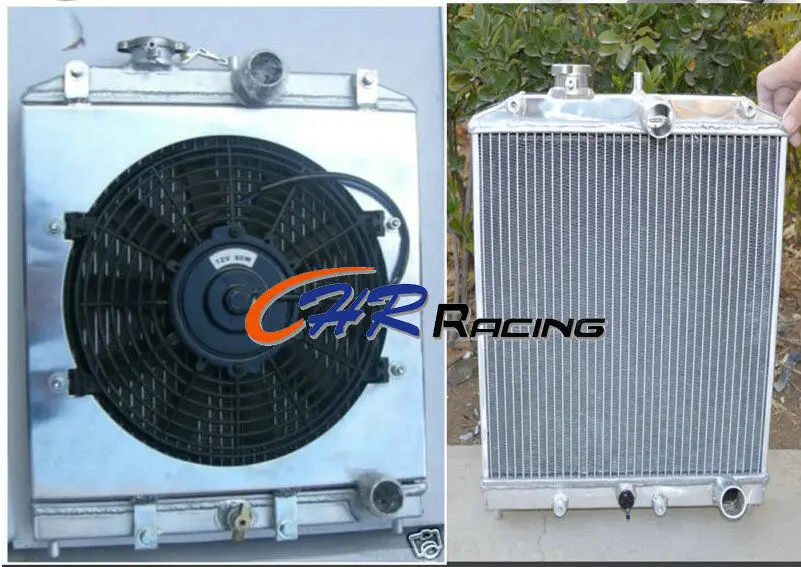 32 мм вход/выход трубы 3 алюминиевый радиатор с сердечником для 92 00 Honda Civic EK EG B16 B18 +
