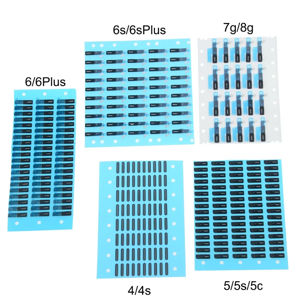 5 шт. Внутренние Наушники для защиты от пыли сетчатые сменные детали iPhone 4 4s 5s 6 6p 7 8