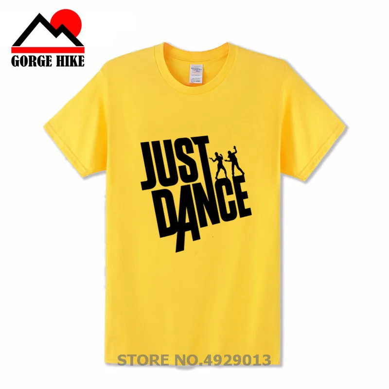 Мужская футболка с круглым вырезом Just Dance в стиле хип хоп модные футболки танец Str