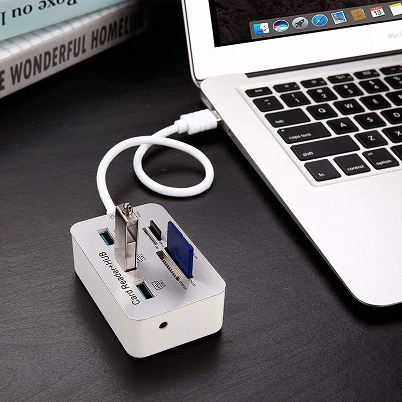 Все в одном USB концентратор 3 0 комбинированный кардридер MS/M2/SD/TF высокоскоростной