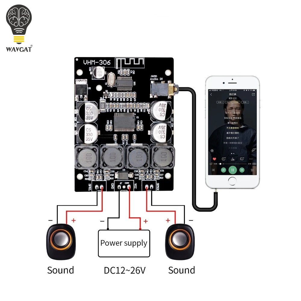TPA3118 2x30 Вт 9 26 в DC стерео аудио Bluetooth 4 2 цифровой усилитель мощности плата diy игрушки