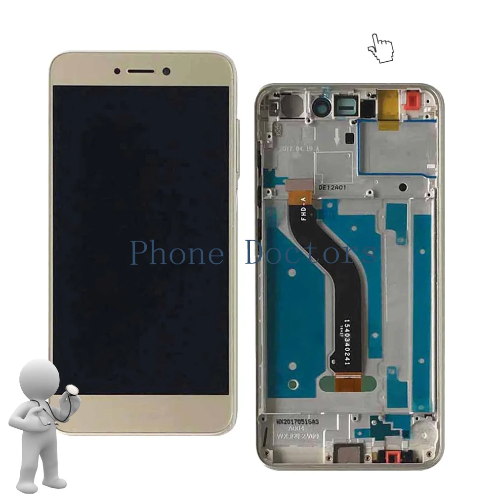 ЖК дисплей + рамка для Huawei Honor 8 Lite/Nova Lite WAS LX1A PRA LX2 с сенсорным экраном дигитайзер