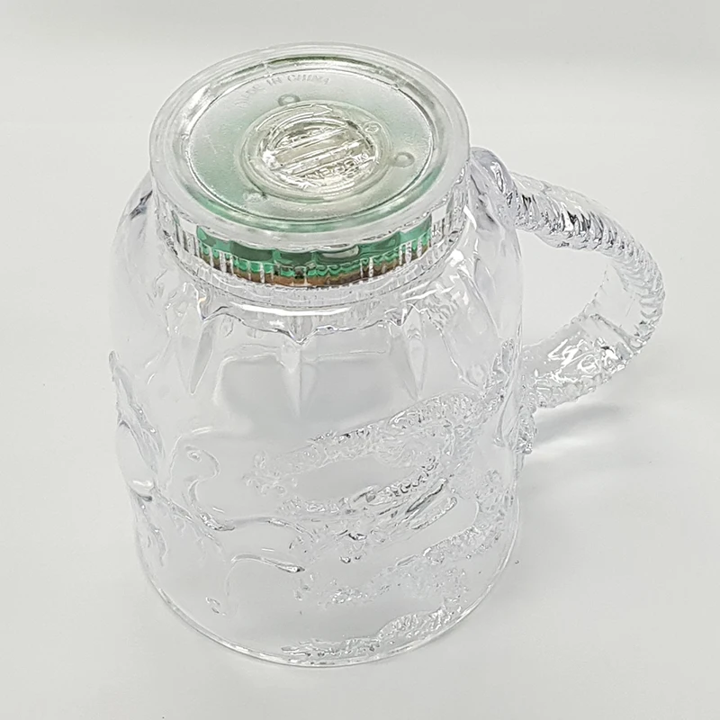 285ML Creative Gift Cup Water LED Induction Rainbow Color Light Chameleon Flashing Mug Sensor Beer | Дом и сад