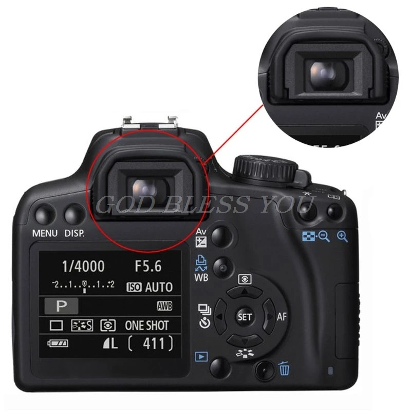 Резиновый видоискатель Eyecup для Canon EOS 300D 400D 500D 550D 600D 1000D Прямая поставка|Аксессуары