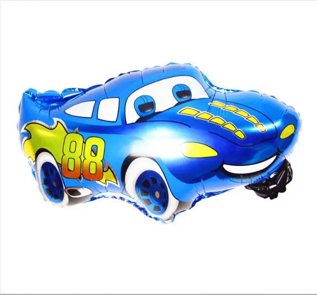 Blue MQ Car 66x49cm STARLZMU 1 шт. 28 дюймов с днем рождения автомобильные воздушные шары поезд полиция Гольф автомобиль Гелиевый шар День Рождения украшения Дети globos - Цвет: Blue MQ Car 66x49cm