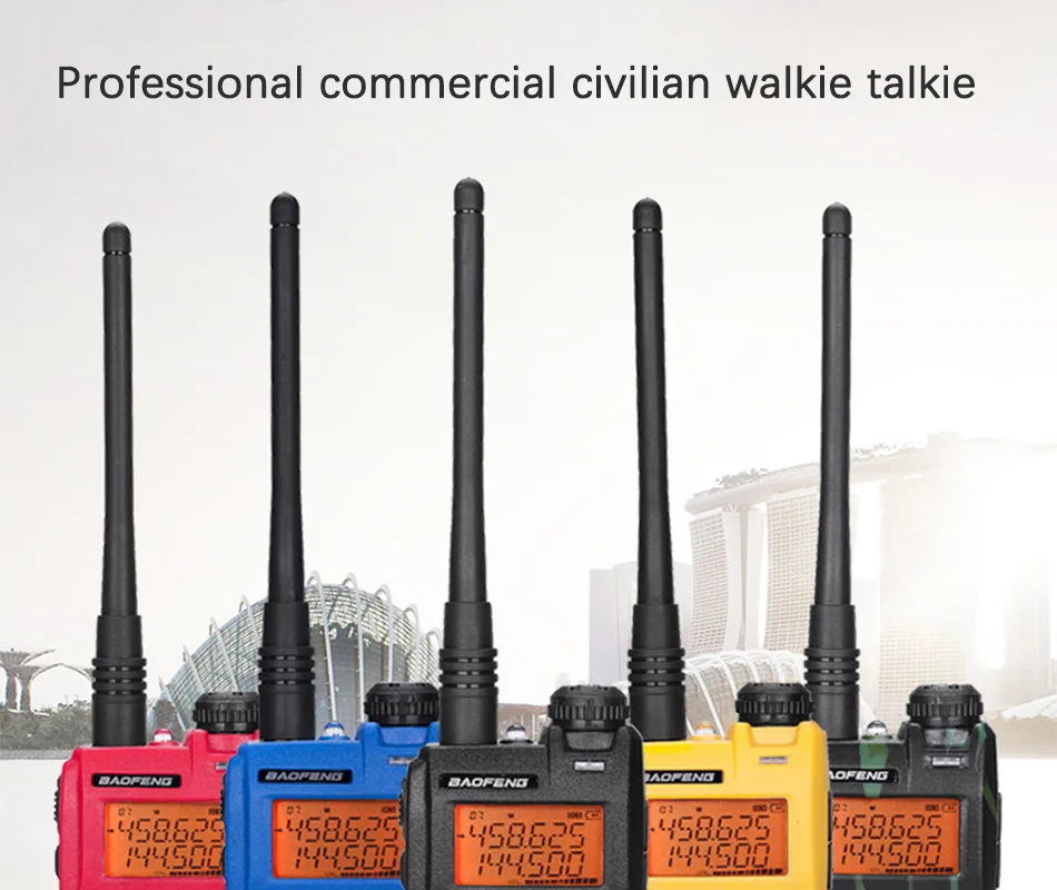 Baofeng UV-3R Walkie Talkie Mark 136-174/400-470 МГц двухдиапазонный двухсторонний радиоприемник Doppia Frequenzy display Due Vie радио св. Хэм радио