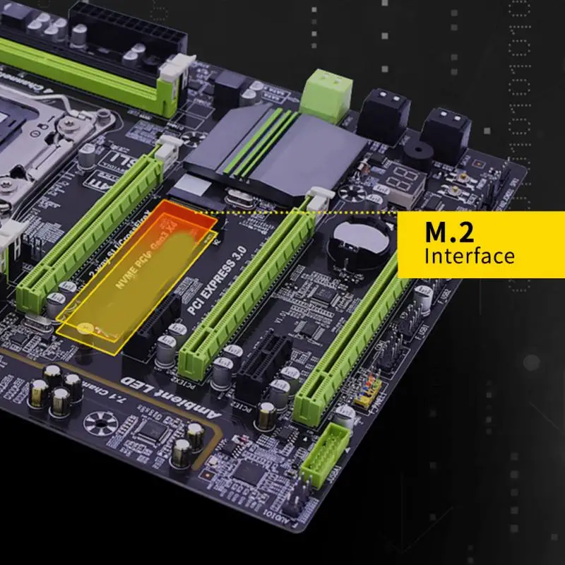 2019 Intel X79 Socket LGA 2011 материнская плата светильник ATX 4 DDR3 64 GB ECC RECC USB 3 0 M.2 SATA NVME для Xeon