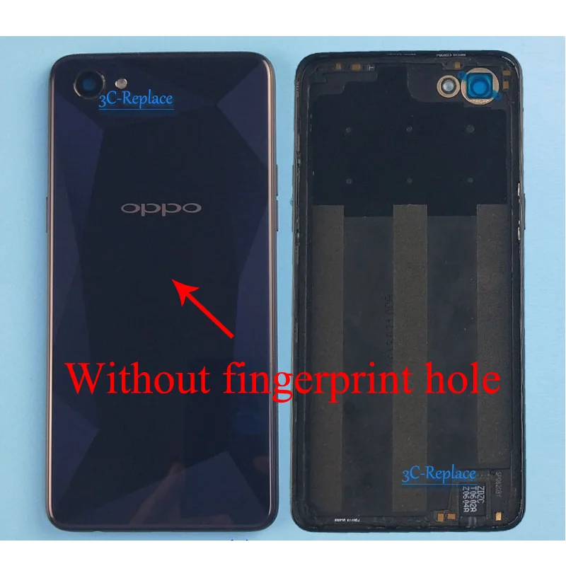 Черный/красный/розовый/серебристый для Oppo F7/Oppo F7 Youth Edition/Oppo A3 задняя крышка батарейного отсека Корпус Задняя стеклянная часть