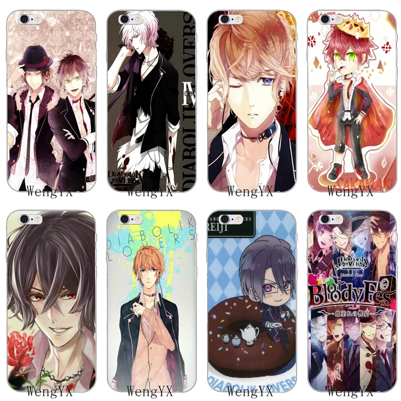 Обувь для косплея Аниме Diabolik Lovers прозрачный мягкий тонкий чехол из силикона