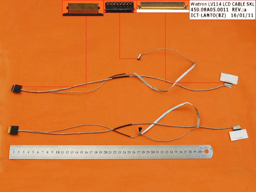 

New Laptop Cable For LENOVO V110-14 V110-14isk LV114 PN: 450.08A05.0011 Screen LVDS Connector