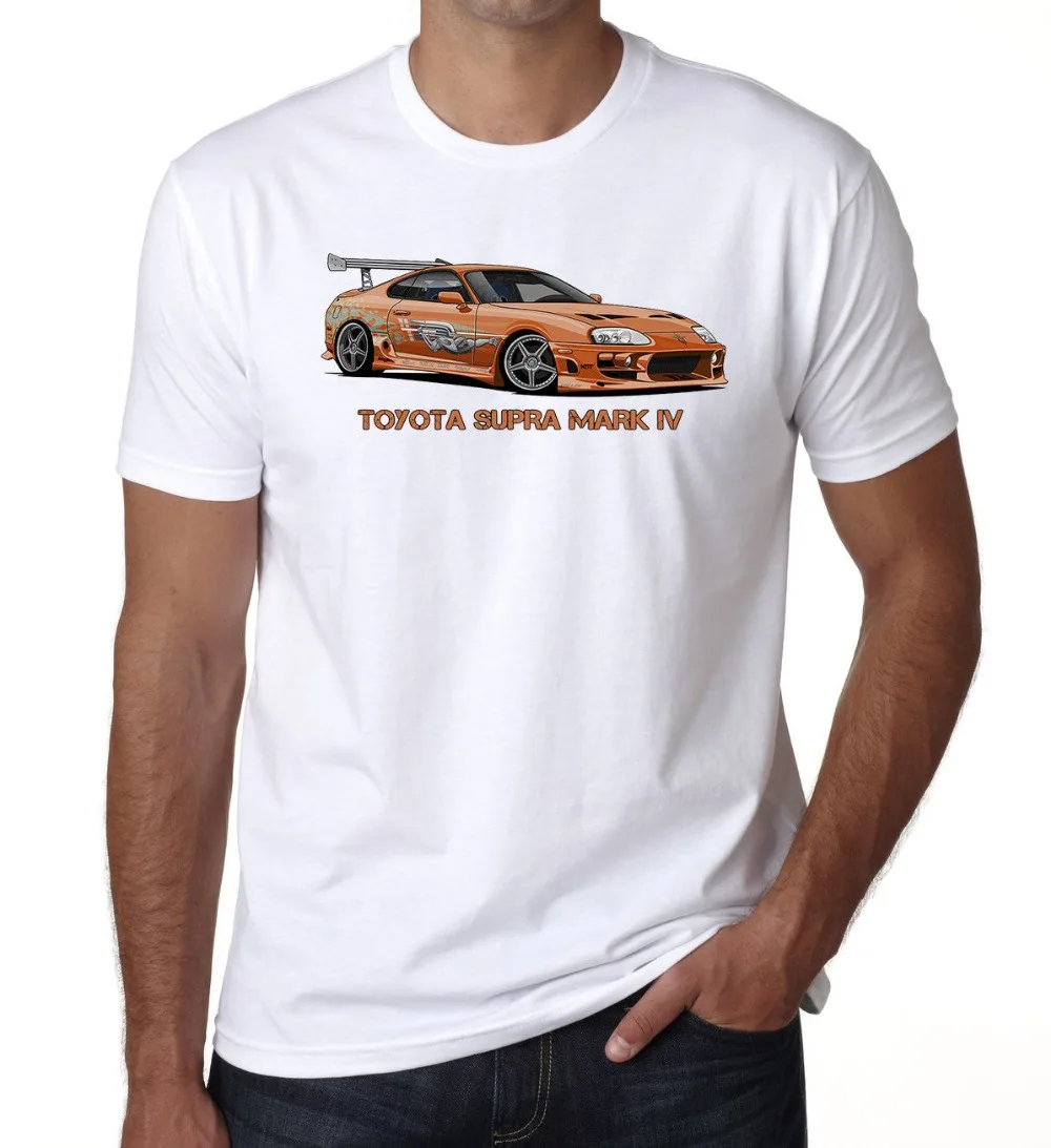 Горячая Распродажа 2019 супер модная мужская футболка Toyo Mark IV Paul Walker белая фаст