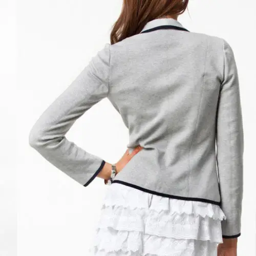 Womens Slim Basic three quarter Sleeve Casual Suit Turn-down Coll Jacket Blazer Coat | Детская одежда и обувь