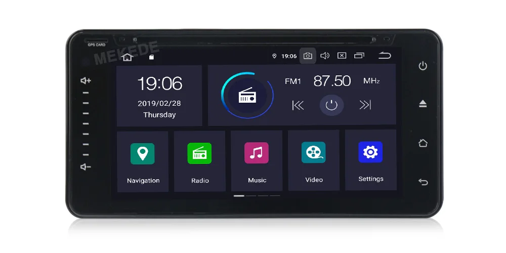 MEKEDE Авто Радио Android 9,0 4+ 64G ips DSP Автомобильный мультимедийный плеер для toyota corolla RAV4 Hilux camery для toyota универсальный