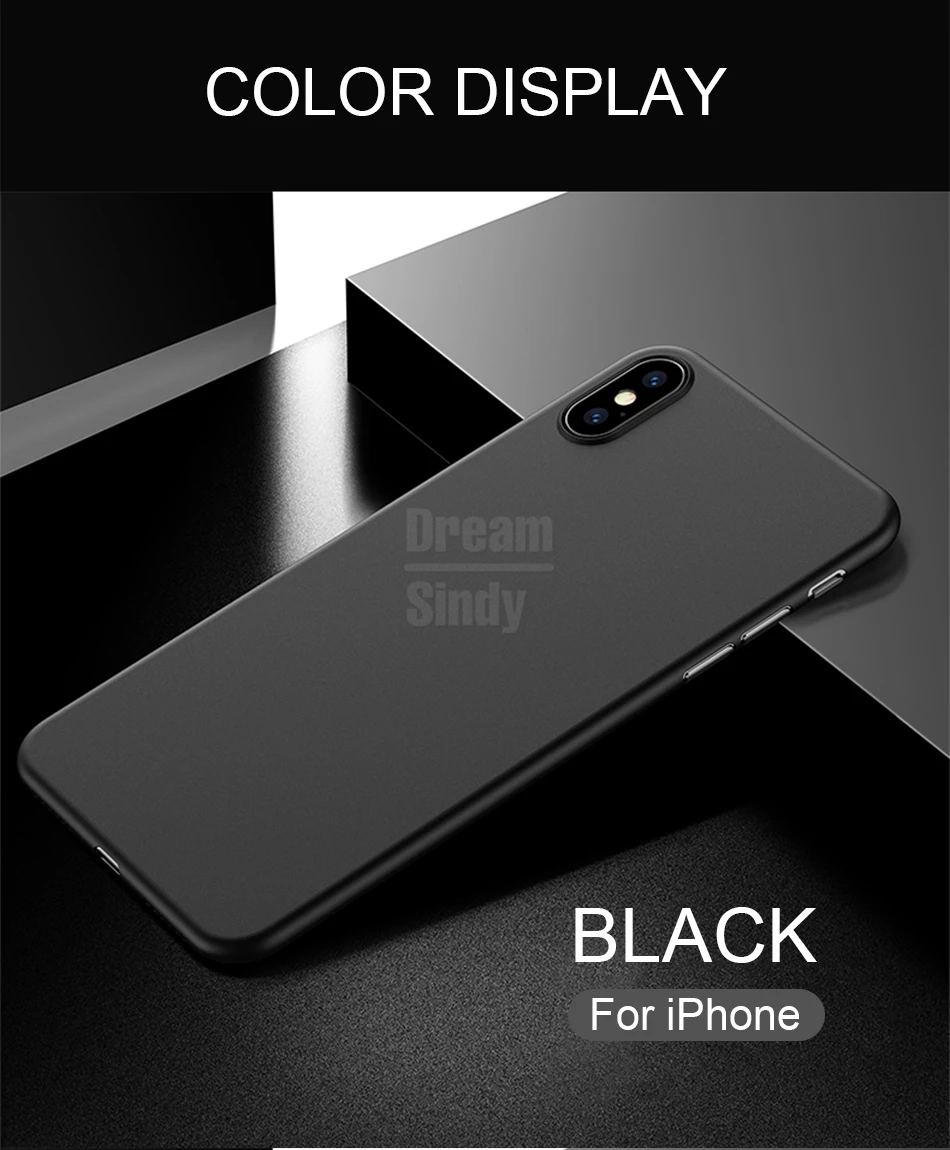 0,4 мм ультра тонкий PP мягкий чехол для iphone X XR XS Max полный противоударный чехол для iphone 6 6s 7 8 PLus матовый защитный чехол