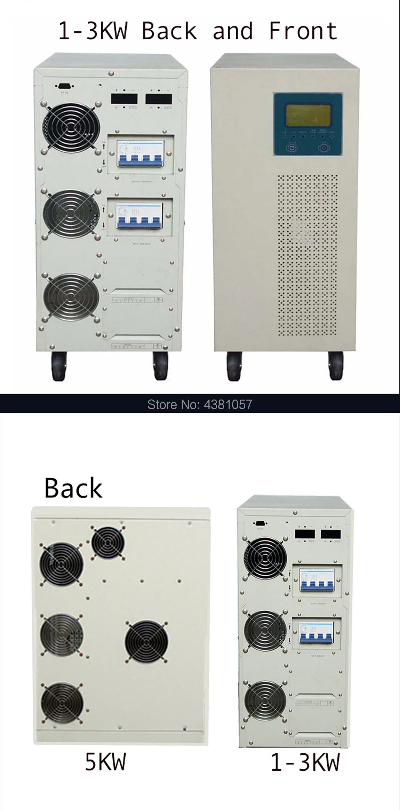 48VDC до 400VAC 1KW трехфазный выход и вход чистый синусоидальный инвертор с зарядным