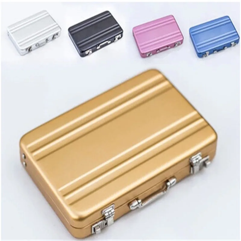 

men wallet Business case Cash cards Aluminum cardholder Credit Card Holder RFID Wallet small money coin purse carteira masculina