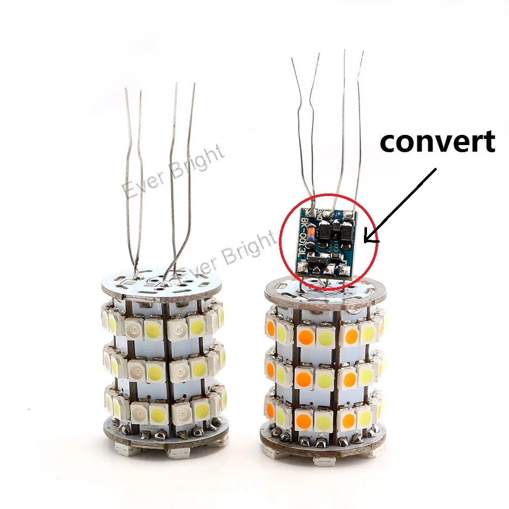 Новый продукт! 2-50-100шт 1157 BAY15D 3528 60 SMD Светодиодный двухцветный Янтарный/Белый
