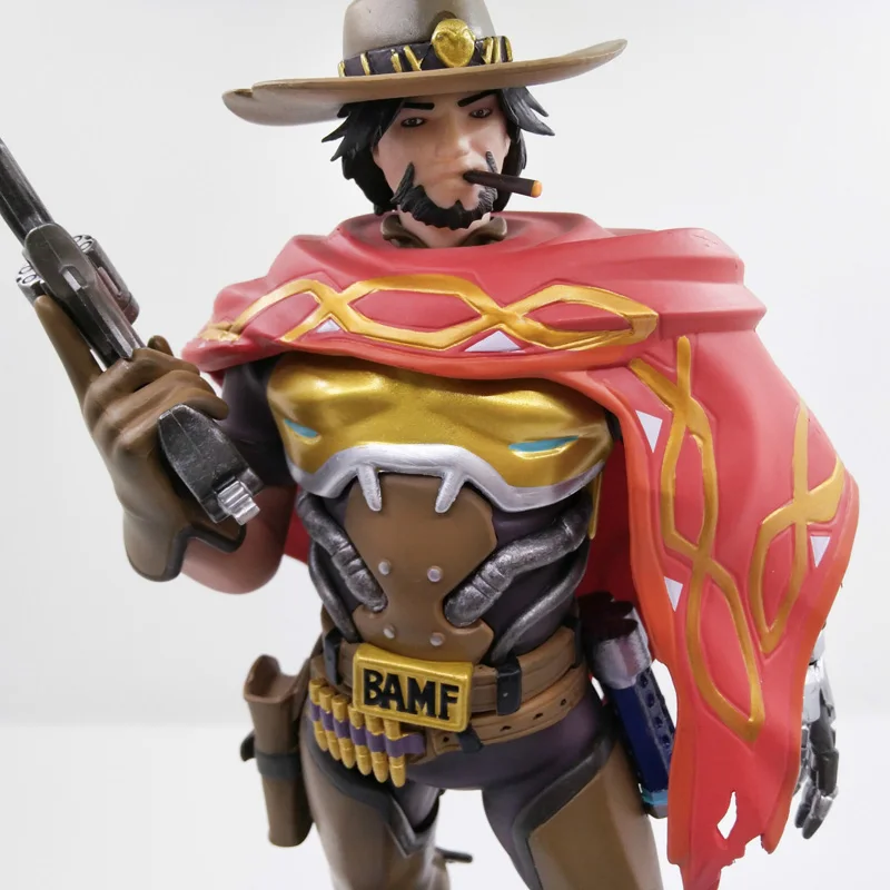 Overwatch OW фигурки охотника за головами Jesse McCree статуи из Китая Ver | Игрушки и хобби