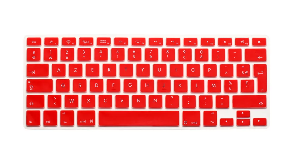 Clavier Fr Французская клавиатура с раскладкой AZERTY Обложка пленка 100 шт. для Macbook Pro 13
