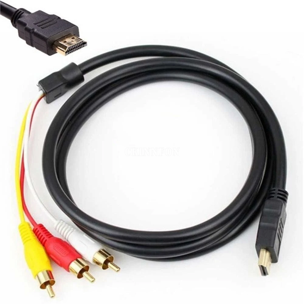 3rca av. Кабель HDMI 5.1 С тюльпанами. Шнур RCA HDMI. Кабель переходник HDMI на av 3rca. HDMI to RCA кабель.