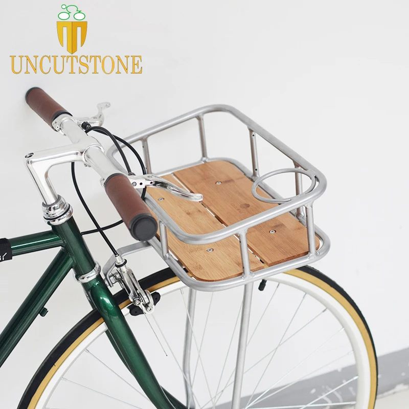fixed gear bike basket fixie Panniers Multi-functional Vintage 700C track Basket Bicycle Accessories | Спорт и развлечения