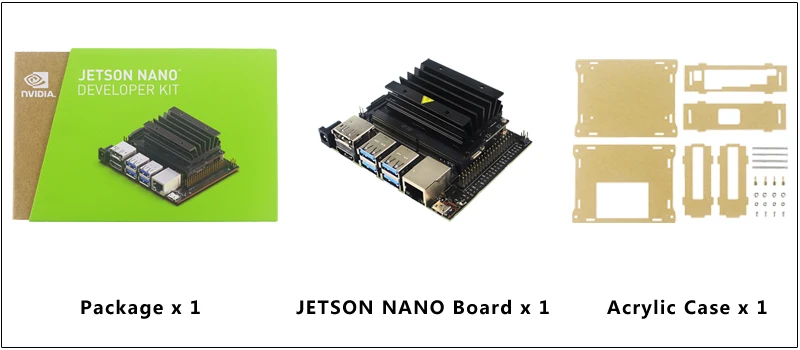 NVIDIA Jetson Nano разработчик комплект для художественного интеллекта глубокого обучения маленький AI компьютер 128-core Maxwell GPU четырехъядерный ARM