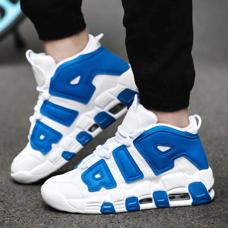 Мужская Осенняя прогулочная обувь Air Sports More Uptempo легкие кроссовки для женщин