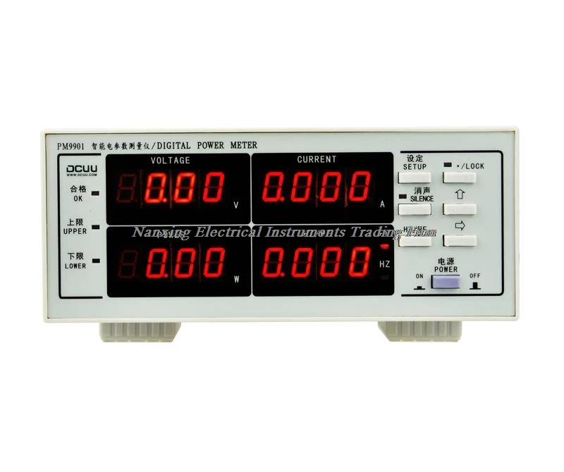 

Fast arrival PM9901 ACVoltage Current Power Factor & Power Meter 600V,20A/40A Tester Perfect replacement PF99001 (Alarm)