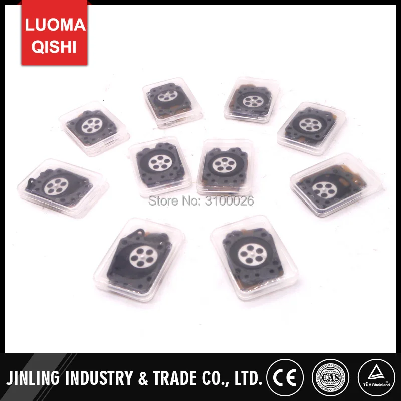 10 sets cg430 Carburetor diaphragms gasket to fit brush cutter TL33 TL43 TL52 and earth auger 49cc 52cc